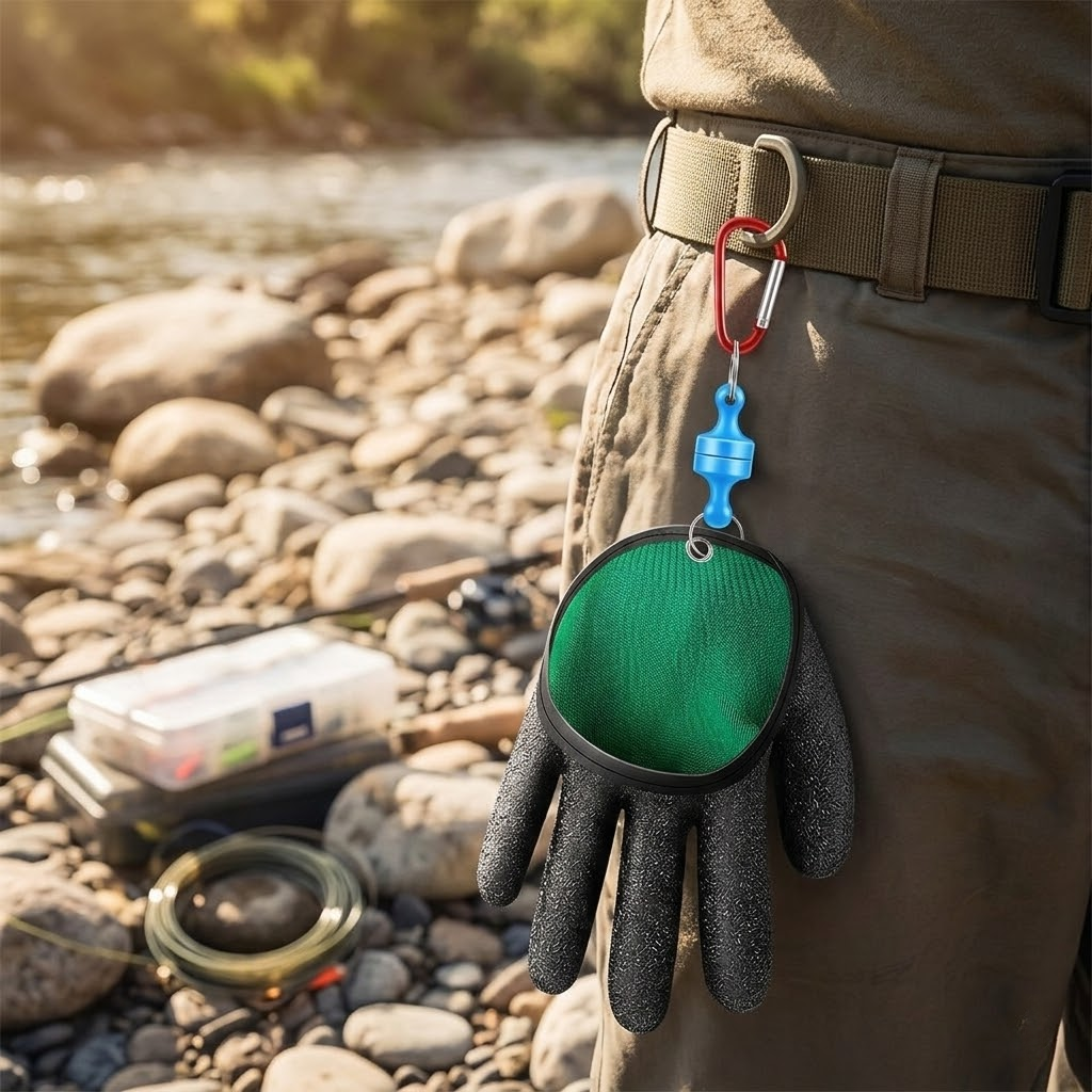 Professional Magnetic Quick-Release Fishing Gloves