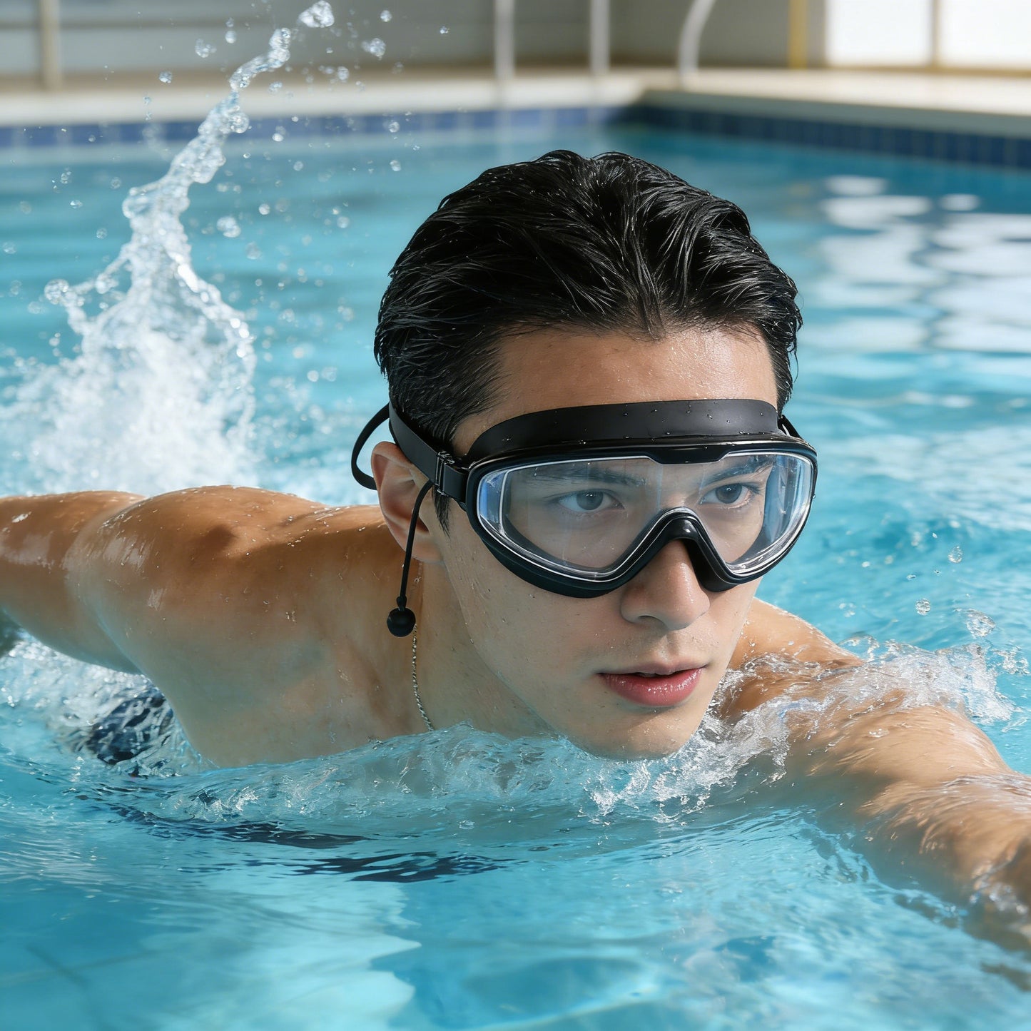 Professional Wide-View High-Definition Anti-Fog Swim Goggles
