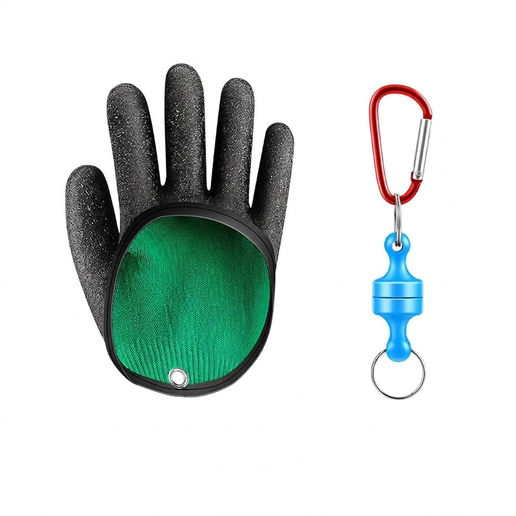 Professional Magnetic Quick-Release Fishing Gloves